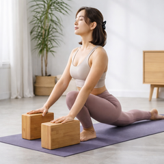 Brique yoga bois
