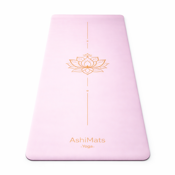 Tapis de yoga rose