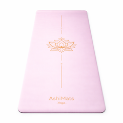 Tapis de yoga rose