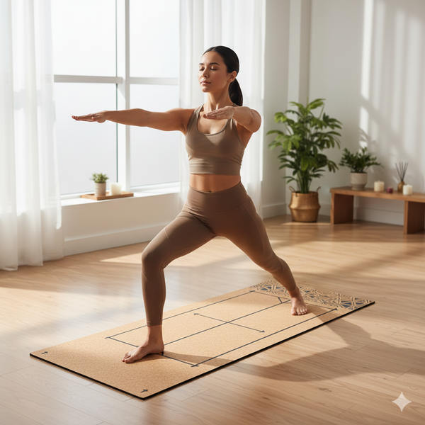 Tapis yoga liège antidérapant