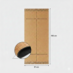 Tapis yoga liège antidérapant