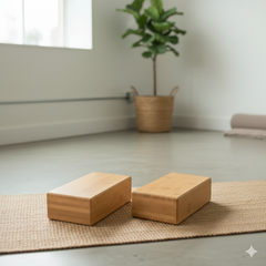 Brique yoga bois