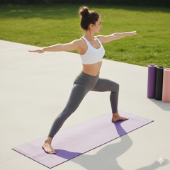 Tapis de yoga antidérapant nature et decouverte